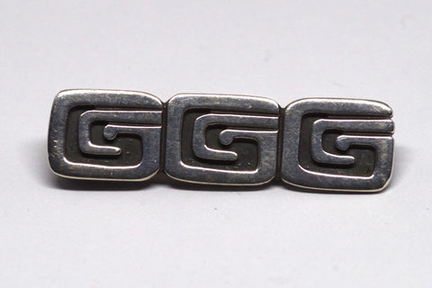 Modernist Taxco Mexican Sterling Silver Tie Clip