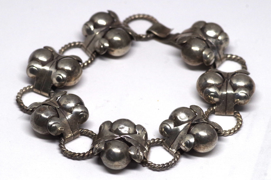 Jingling Mexican Sterling Silver Bracelet