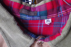 Rustic I.Magnin Tan Cotton Hunting Shirt - Sz XL (17-17.5)