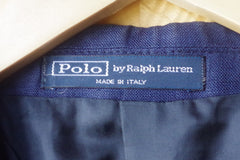 Ralph Lauren Polo Flax Navy Blue Blazer - Sz 41L