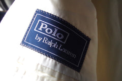 Stunning Ralph Lauren Polo White Linen Blazer - Sz 42L