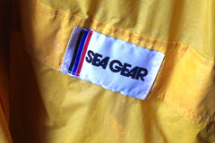 Vintage Sea Gear Yellow Waterproof Rain Jacket - Sz ~48