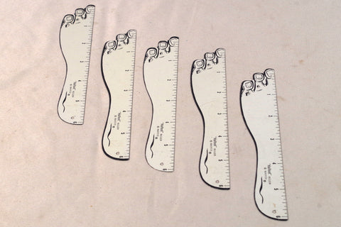 Funky Metal Mayco "Halfoot" Rulers