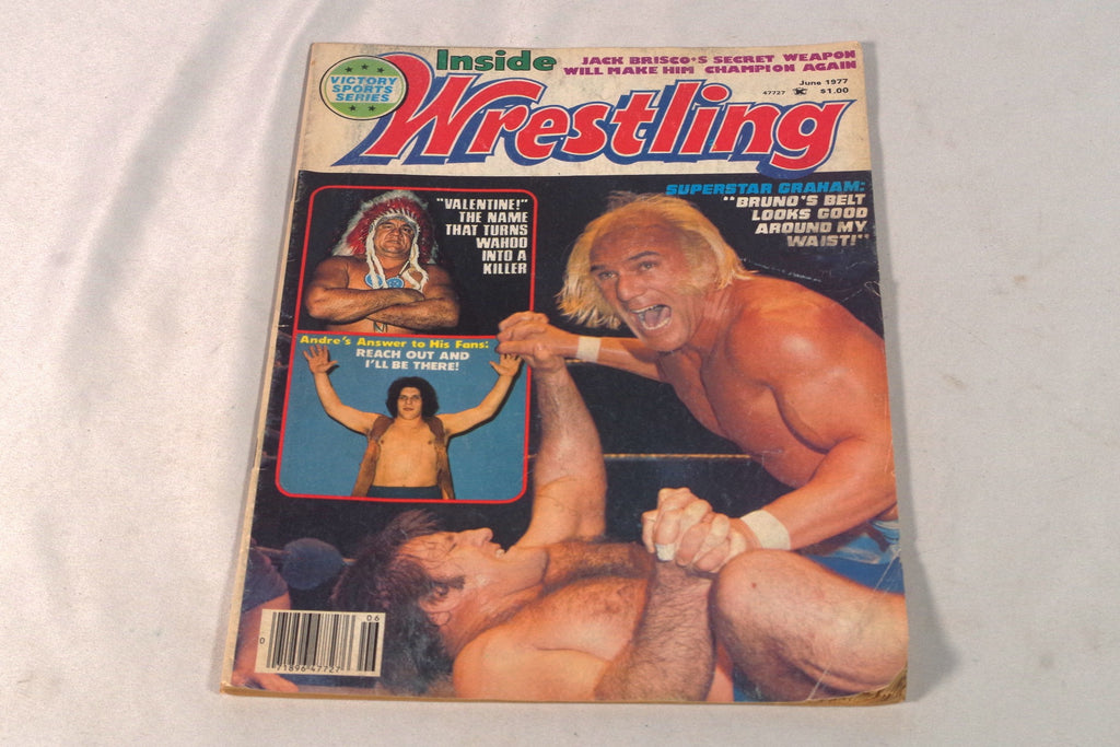 June 1977 Victory Sports Series Inside Wrestling Magazine