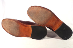 Smooth 2120 LA MX Umber Brown Leather Loafers - Sz ~10