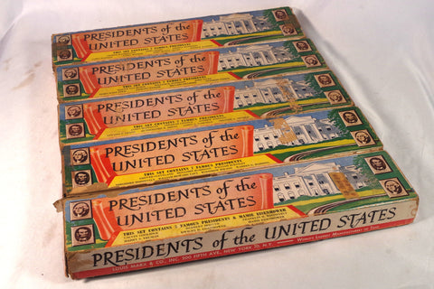 1950s Presidents of the United States Miniature Figurine Sets