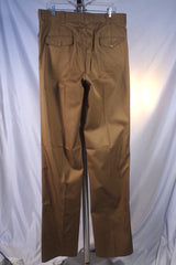 Long Hunting World New York Tan Cotton Safari Slacks - Sz 36
