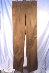 Long Hunting World New York Tan Cotton Safari Slacks - Sz 36