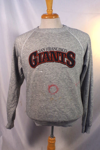 1980s Hanes Gray San Francisco Giants Sweatshirt - Sz XL (46-48)