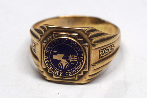 10kt Gold American Society of X-Ray Technicians Ring