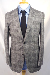 Luxurious Suitsupply Gray Wool Mohair Silk Cashmere Slim Cut Sport Coat - Sz 38