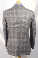 Luxurious Suitsupply Gray Wool Mohair Silk Cashmere Slim Cut Sport Coat - Sz 38