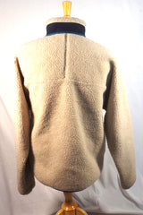 Cozy Patagonia White Retro-X Fleece Jacket - Sz XXL