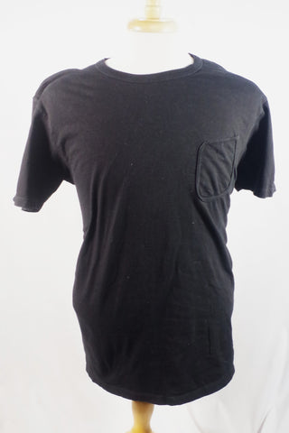 Lady White Company Black Sanforized Cotton Athletic Tee - Sz XL