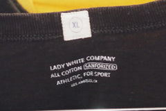 Lady White Company Black Sanforized Cotton Athletic Tee - Sz XL