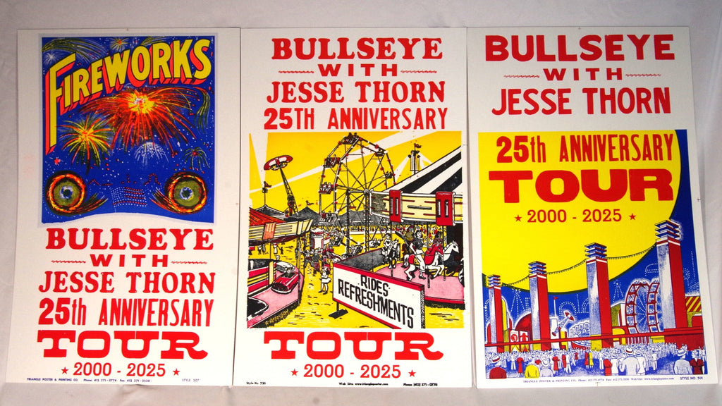 Exclusive "Bullseye with Jesse Thorn 25th Anniversary" Poster