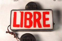 Vintage "Libre" Mexico City Taxi Signs