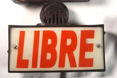 Vintage "Libre" Mexico City Taxi Signs