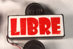 Vintage "Libre" Mexico City Taxi Signs