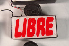 Vintage "Libre" Mexico City Taxi Signs