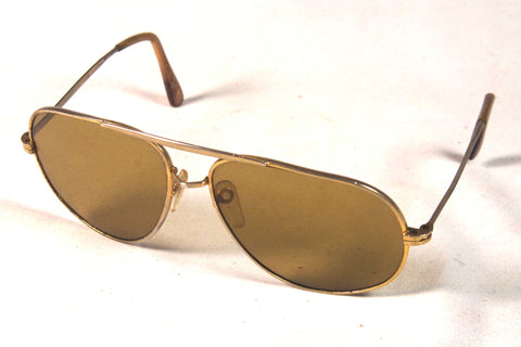 Classic Vintage Golden Aviator Sunglasses