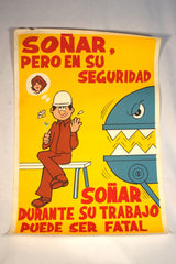 Sweet Vintage Mexican Work Safety Posters