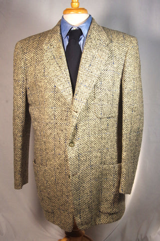 Jaunty Vintage Nash's Tweed Sport Coat - Sz ~46