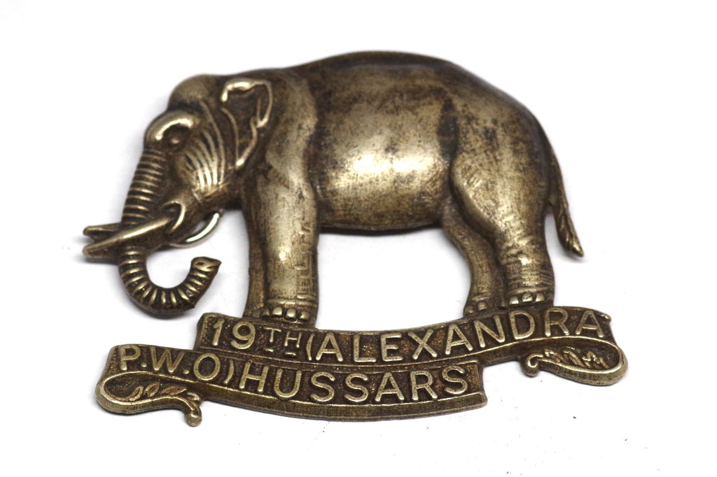 Incredible 19th Alexandra P.W.O. Hussars Elephant Pin