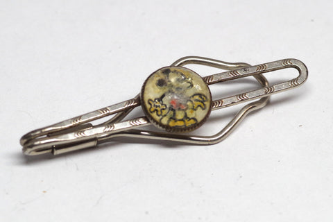 Vintage Painted Mickey Mouse Tie Clip