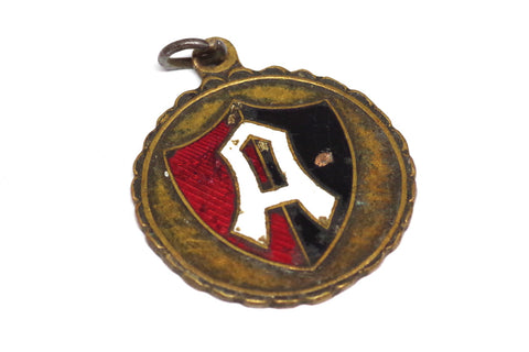 Vintage "A" Atlas Futbol Club Medal Charm