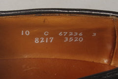 Smooth Allen Edmonds Black Moccasins - Size 10C