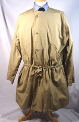 Gorgeous Monitaly Long Tan Chore Coat - Sz 42