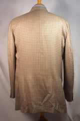 Fancy Ermenegildo Zegna Silk Cashmere Sport Coat - Sz 56L (US ~44)