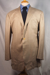 Fancy Ermenegildo Zegna Silk Cashmere Sport Coat - Sz 56L (US ~44)
