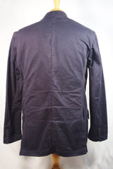 Bold Ralph Lauren Polo Embroidered Navy Blue Cotton Jacket - Sz L (42)