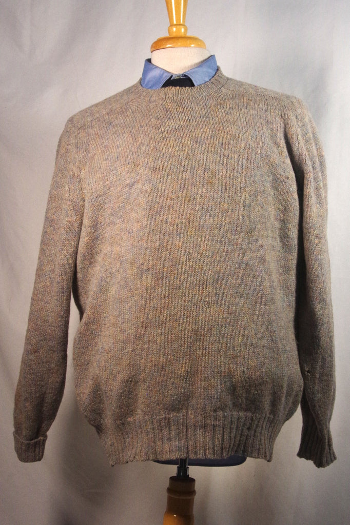 W. Bill Ltd. Gray Scottish New Wool Sweater - Sz 44
