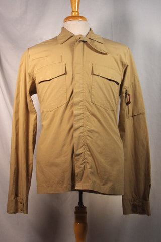 Sleek Nigel Cabourn Tan Cotton Chore Coat - Sz 52 (US ~44)