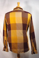 LVC Western Wear Golden Plaid Shirt - Sz XL