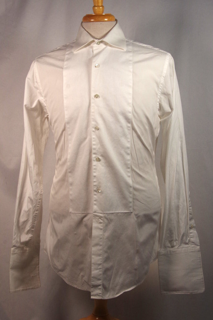 Brooks Brothers White Tuxedo Slim Fit Dress Shirt - Sz 16-36
