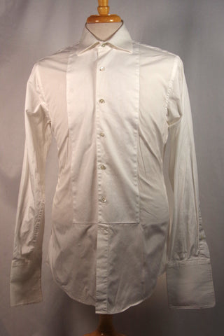 Brooks Brothers White Tuxedo Slim Fit Dress Shirt - Sz 16-36