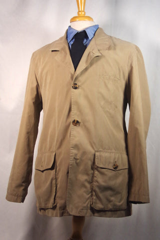 Sweet TravelSmith Multipocketed Tan Safari Jacket - Sz L
