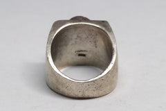 Solid Southwestern Turquoise and Sterling Silver Ring