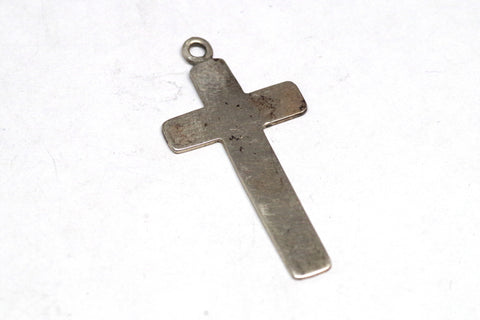 Simple Cross Silver Necklace