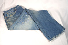 Snazzy Kapital Japanese Embroidered Blue Jeans - Sz 38