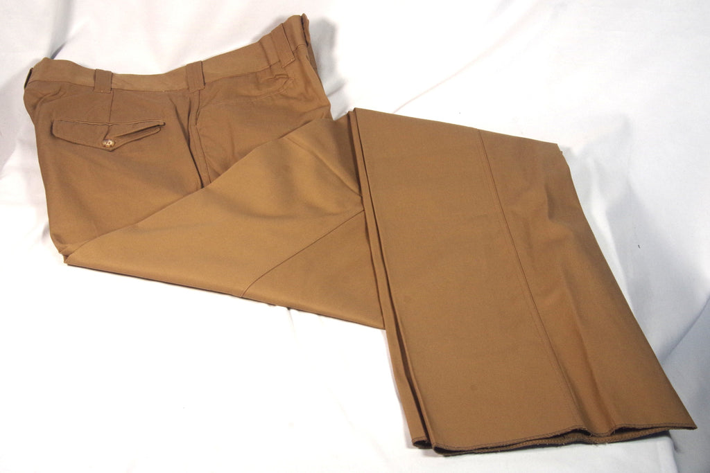 Long Hunting World New York Tan Cotton Safari Slacks - Sz 36