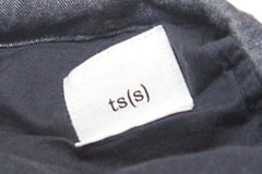 Lightweight Takuji Suzuki Blue Linen-Viscose Drawstring Pants - Sz 5 (44)