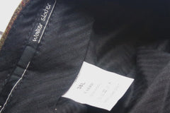 Hip Walker Slater Brown Plaid Wool Trousers - Sz 38L