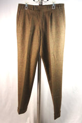 Hip Walker Slater Brown Plaid Wool Trousers - Sz 38L