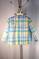 Vintage Imp Originals Inc Children's Sky Blue Plaid Sport Coat - Sz 4