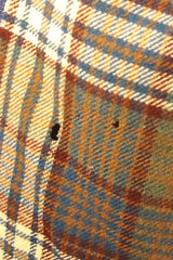 Glenscot Scottish New Wool Blue-Gray Plaid Scarf